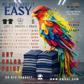 100 Custom T-Shirts – 1-Sided Print (Full Color Logo)